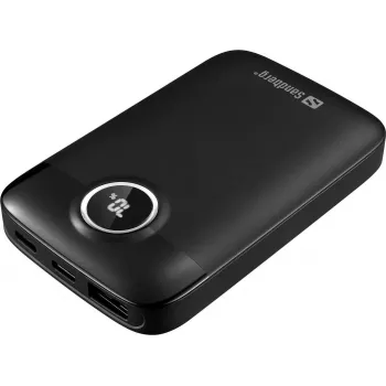 SANDBERG Powerbank 5000 mAh 20W Fast Charge USB-C PD QC 3.0 Czarny