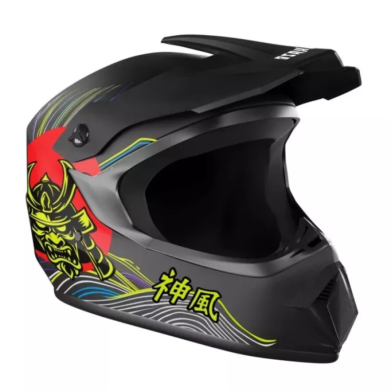 Kask pełnotwarzowy Kamikaze Tokyo Drift AKC208 rozmiar L