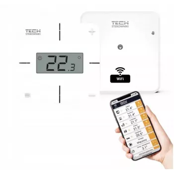 ROOM COPENHAGEN Wireless Room Regulator White T-2x Wi-Fi Tech