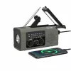 Hawk HWRDI410GN Radio Solar Dynamo z Latarką