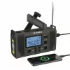 Hawk HWRDI420GN Emergency Weather Radio z panelem słonecznym, dynamem, latarką, AM/FM/SW, zielony