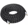 Przewód HDMI 20m Srebrny (HDMI-20-PP)