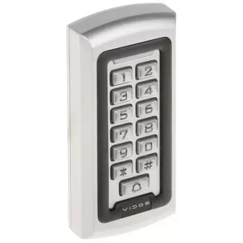 Zamek cyfrowy ZS42-1 Vidos - Czytnik kontroli dostępu PIN i RFID, wodoszczelny IP68, stop cynkowy