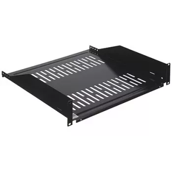 DELTA OPTICAL P19-2U/459*P2 Rack Shelf 2U 19 inch 459mm Black 25kg