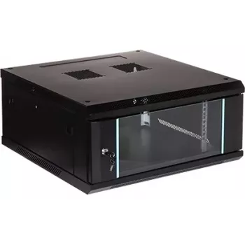 EPRADO-R19-4U/600-BLUE 4U Szafa Rack naścienna 19 cali 600mm Głębokość Niebieska