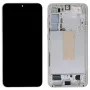 Zestaw LCD, ekran dotykowy i digitizer z ramką do Samsung Galaxy S23 – Cream