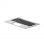HP SPS-TOP COVER W/KB BL SP - Natural Silver - Hiszpańska klawiatura - Seria HP Pavilion 15-CS