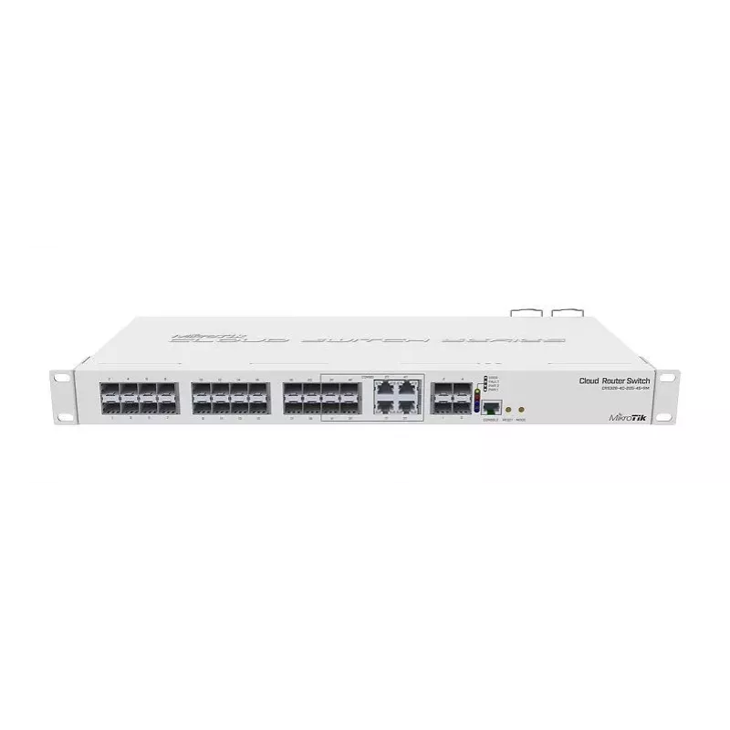 MikroTik CRS328-4C-20S-4S+RM Zarządzany przełącznik L2/L3, 1U Rackmount, 20x SFP, 4x SFP+, 4x Combo, Biały