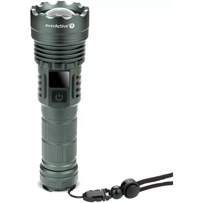 EverActive FL-1500R Scope Rechargeable Flashlight 1500 Lumens USB-C