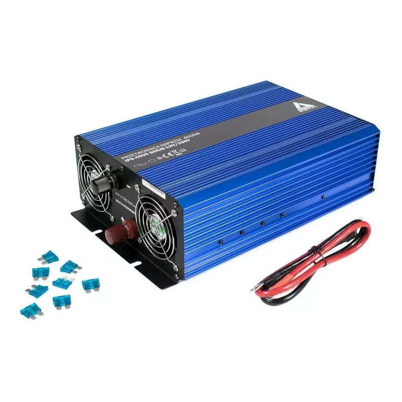 AZO Digital 12 VDC / 230 VAC Converter SINUS IPS-4000S 4000W Pure Sine Wave Inverter