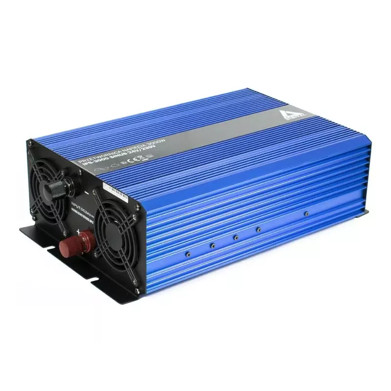 AZO Digital 24 VDC / 230 VAC Converter SINUS IPS-3000S 3000W Pure Sine Wave Inverter