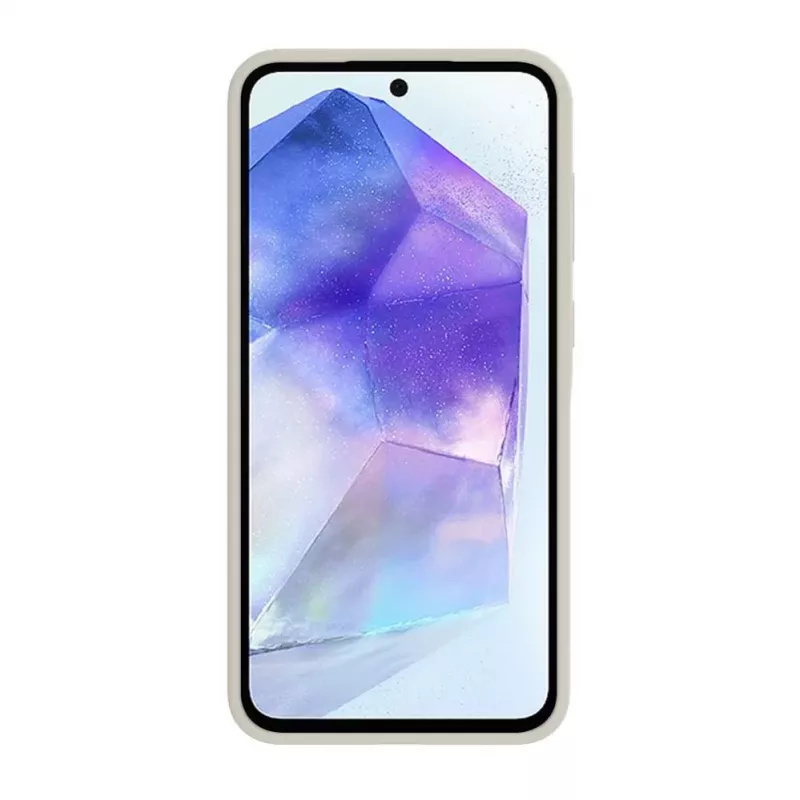 Evelatus Samsung Galaxy A56 Premium Magnetic Soft Touch Silicone Case Pebble