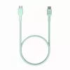 Green Cell PowerStream USB-C do USB-C Kabel 100W Mint Green 0.3m