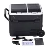 HCALORY P40M+ 40L Lodówka samochodowa z Bluetooth, DC 12V/24V, AC 100-240V, -20°C do +20°C, Cyfrowy wyświetlacz LCD, Panel dotykowy, Port USB