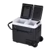 HCALORY P40M+ 40L Lodówka samochodowa z Bluetooth, DC 12V/24V, AC 100-240V, -20°C do +20°C, Cyfrowy wyświetlacz LCD, Panel dotykowy, Port USB