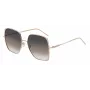 Okulary przeciwsłoneczne BOSS BOSS1707SBKU dla kobiet, czarna havana, acetat, soczewki gradientowe szare, 58 mm