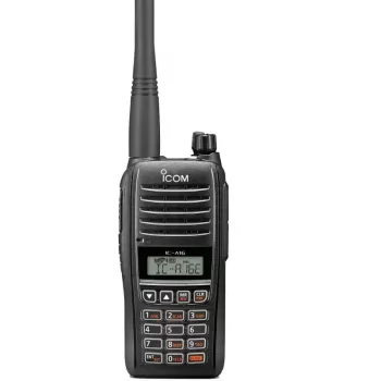 ICOM IC-A16E Lotniczy Przenośny Transceiver z Bluetooth i Aktywną Redukcją Szumów