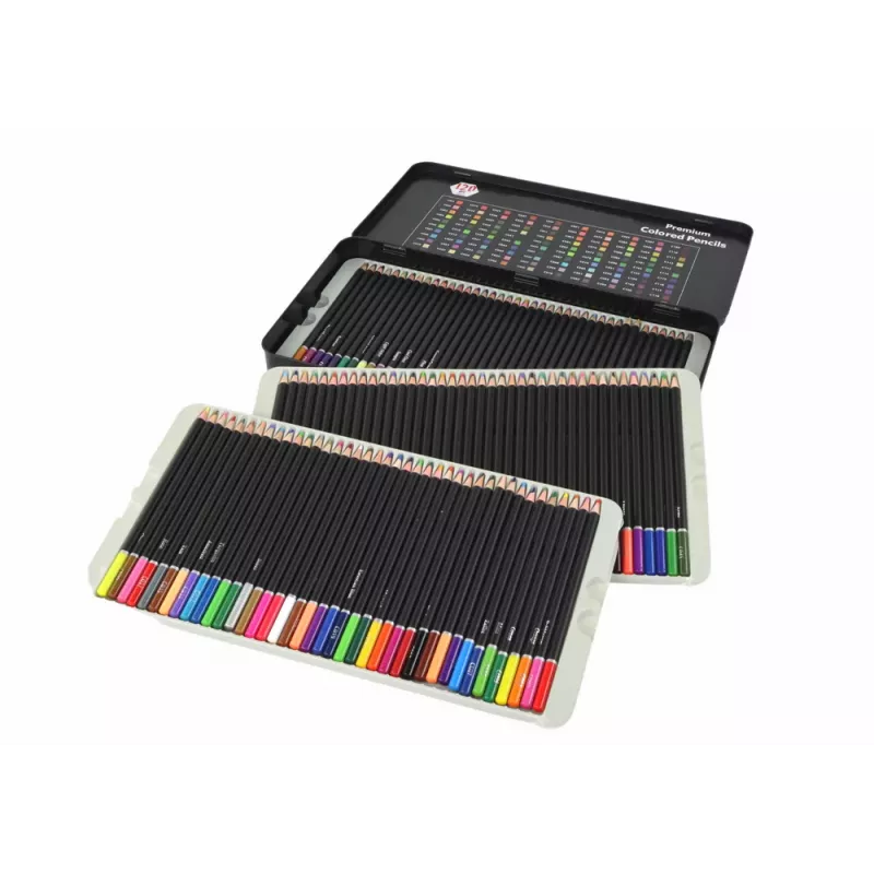 LEAN Premium Crayons Set 120 pcs. Various Shades Color List