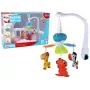 LEAN TOYS Karuzela do łóżeczka z dźwiękiem, niebieska