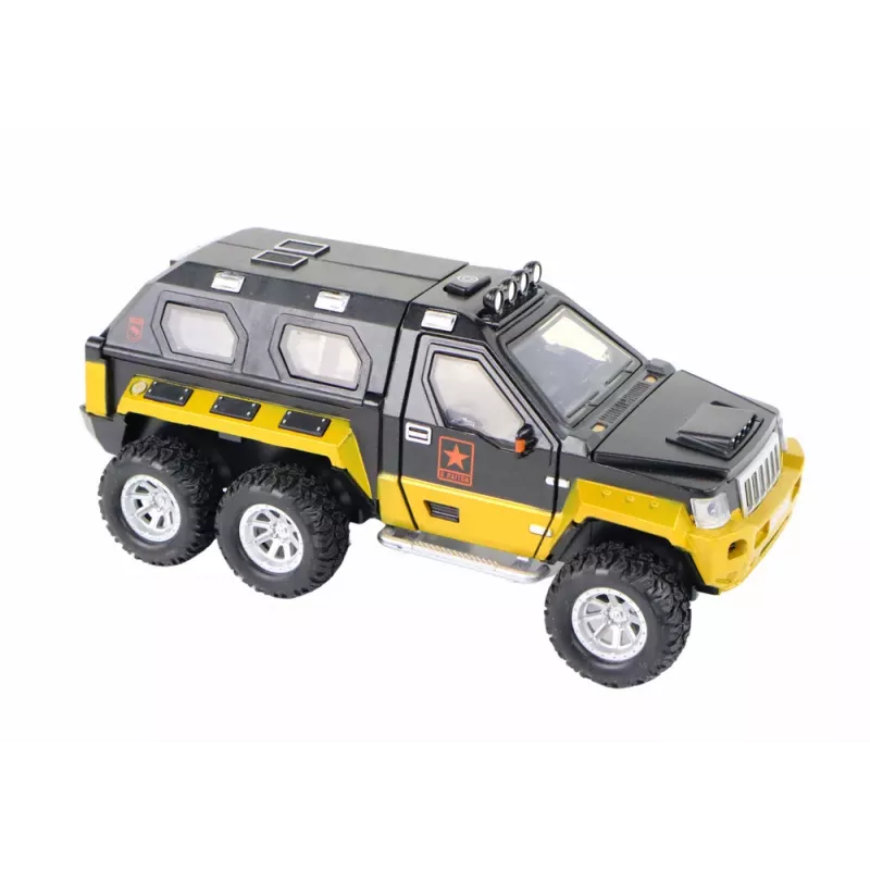 LEAN TOYS Pojazd z Działem, Dźwiękiem i Światłami, 3 Kolory