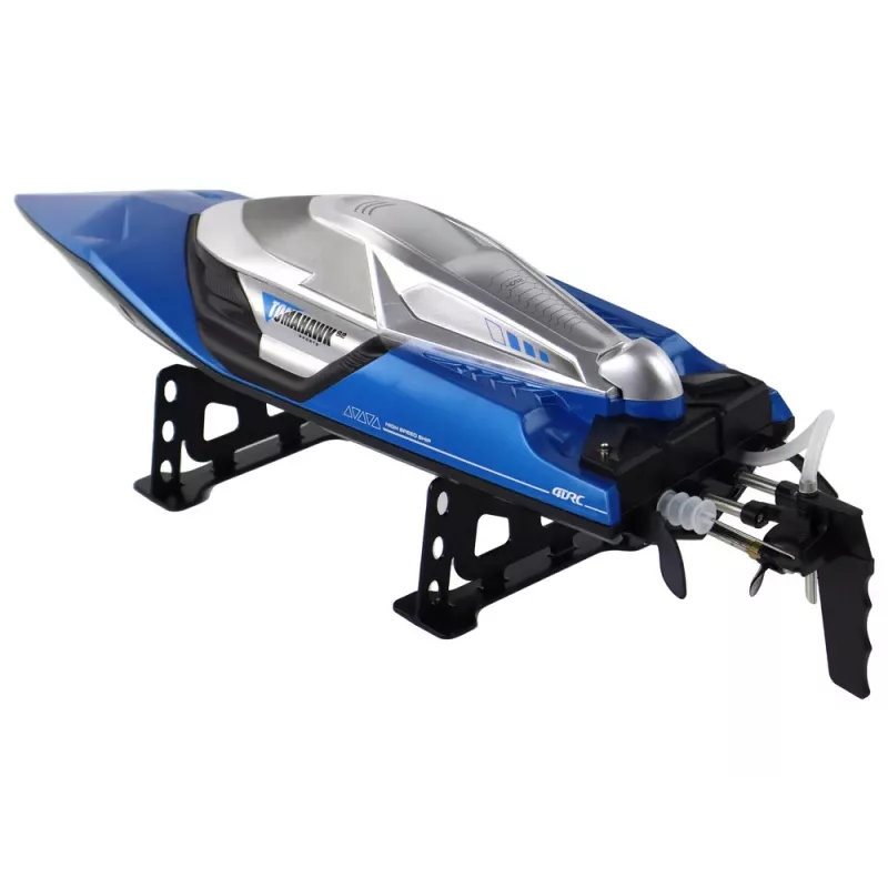 LEAN TOYS Motorboat R/C 2.4G Lights 30 km/h Blue