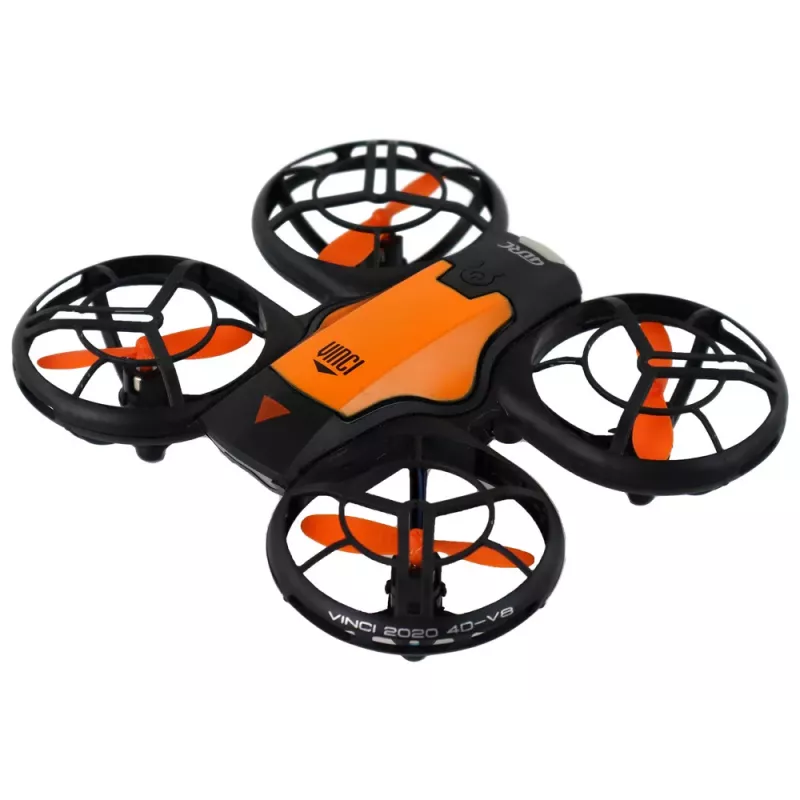LEAN TOYS Remote Controlled Drone Lights Orange