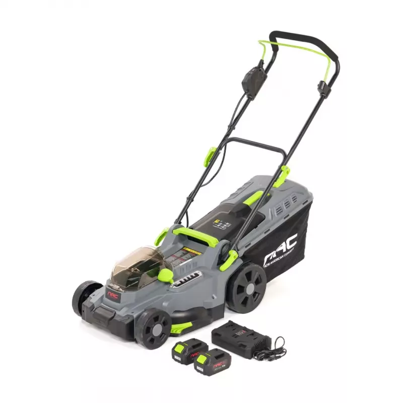 Kosiarka akumulatorowa NAC 2x20V 40V Bezszczotkowa 37cm Szerokość koszenia 40L Pojemnik na trawę
