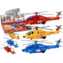 LEAN TOYS Aluminum Rescue Helicopter Mix Drive RC Helicopter 3-Channel 2.4 GHz