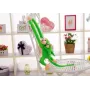 LEAN TOYS Mascot Pluszowa Małpa z Młodym, Zielona 90 cm