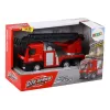 LEAN TOYS Red Fire Truck With Extendable Ladder Boom