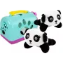 LEAN TOYS Little Panda z Transporterem Mascot Interaktywna Pluszowa Zabawka