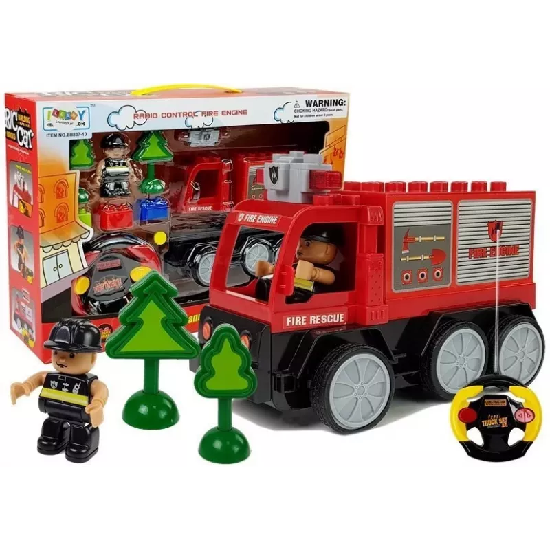 LEAN TOYS Strażacki wóz strażacki RC 1:16 2.4 GHz