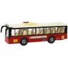 LEAN TOYS Autobus na baterie z światłami i dźwiękami - Czerwony City 1:16
