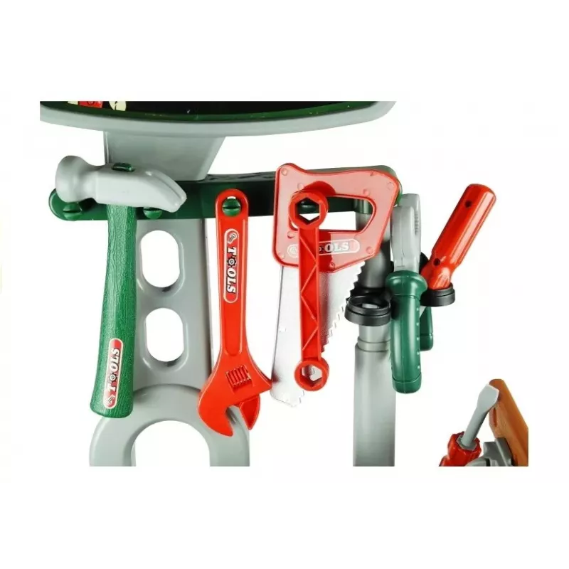 LEAN TOYS Warsztat dla dzieci z narzędziami i imadłem Zestaw do zabawy DIY