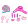 LEAN TOYS Zestaw do włosów dla dziewczynek Beauty Kit z realistyczną suszarką w torbie