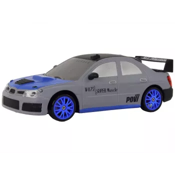 LEAN TOYS Samochód Sportowy Zdalnie Sterowany RC 1:24 Szary Wymienne Koła
