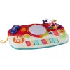 LEAN TOYS Organ Piano Edukacyjne Pianino z Dźwiękami Bębnów i Światłem