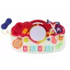 LEAN TOYS Organ Piano Edukacyjne Pianino z Dźwiękami Bębnów i Światłem