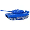 LEAN TOYS R/C Czołg Zdalnie Sterowany Światła Dźwięk Niebieski 1:18 27MHz