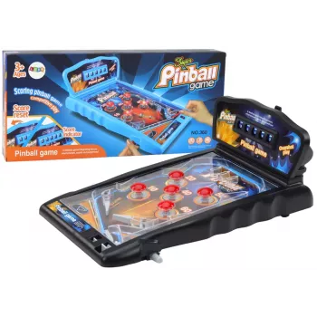 LEAN TOYS Pinball Arcade Game z Światłami, Dźwiękami i Tablicą Wyników
