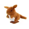 LEAN TOYS Jumping Kangaroo Wind-Up Plush Toy Decoration Brown