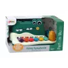LEAN TOYS Instrument Edukacyjny Krokodyl z Pianinem, Talerzami, Organami i Młotkiem
