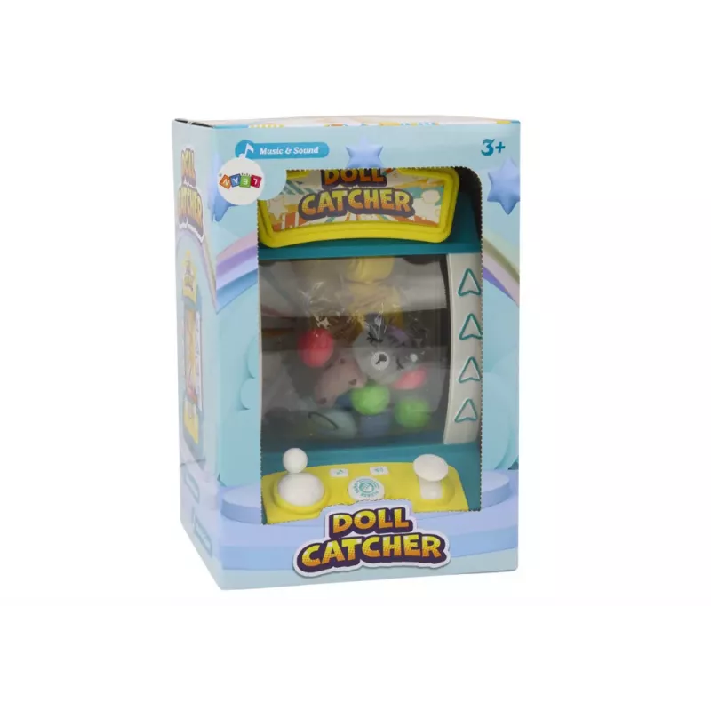LEAN TOYS Arcade Claw Machine do łapania lalek, pluszaków, piłek, turkusowy