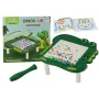 LEAN TOYS Dinozaur Edukacyjna Magnetyczna Tablica Podkładka Puzzle Zielony