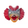 LEAN TOYS Latarka czołowa Dinozaur Regulowana opaska 3 diody LED