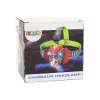 LEAN TOYS Latarka czołowa Dinozaur Regulowana opaska 3 diody LED