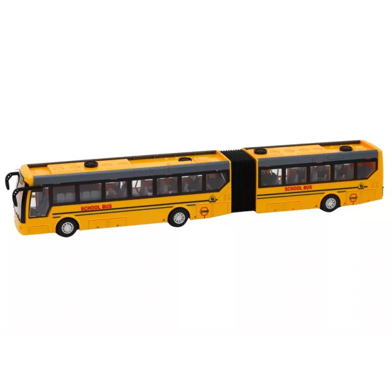 LEAN TOYS Autobus szkolny RC z przegubem 1:32 Żółty