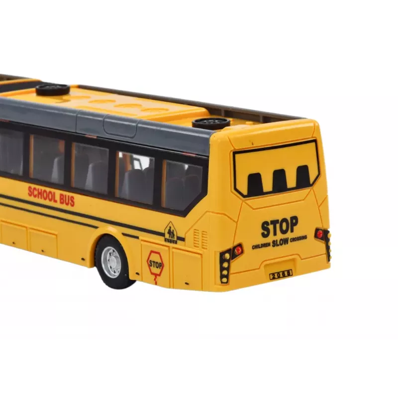 LEAN TOYS Autobus szkolny RC z przegubem 1:32 Żółty
