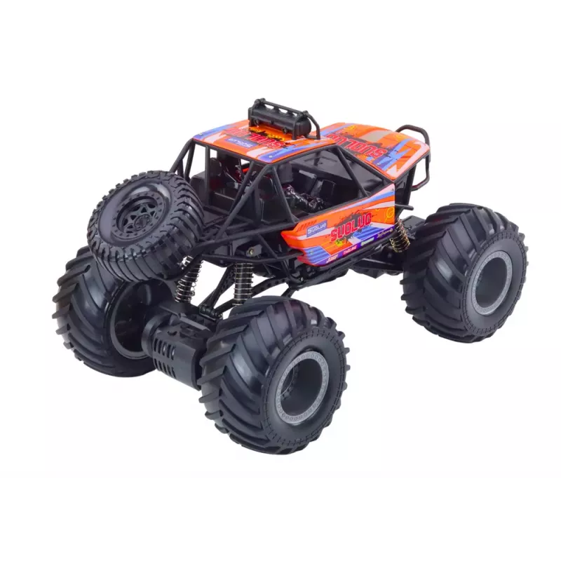 LEAN TOYS Off-road Remote Controlled RC Car 1:8 Shock Absorbers Orange