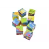 LEAN TOYS Edukacyjne Puzzle 6w1 Kostki Puzzle 6 Obrazków Dinozaury 9 El.